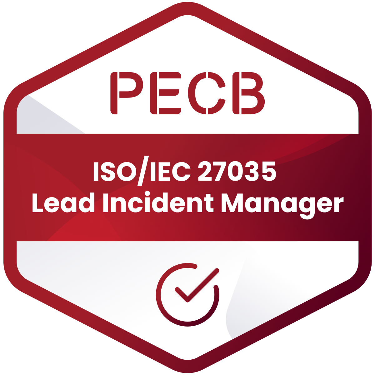ISO/IEC 27035 Lead Incident Manager badge